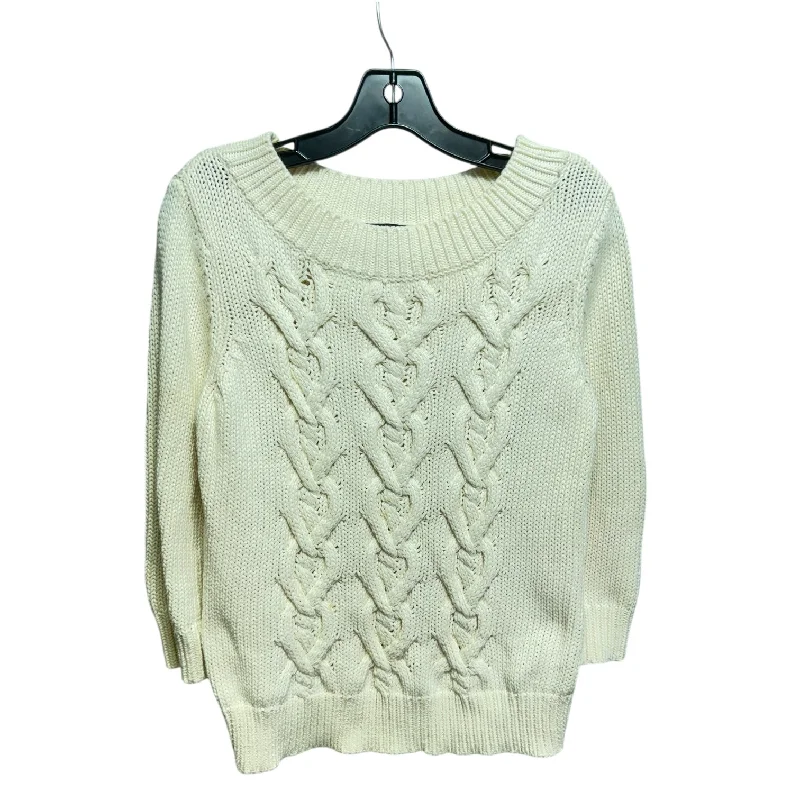 Women's Ukrainian Wool SweatersSweater By Talbots In Cream, Size: L