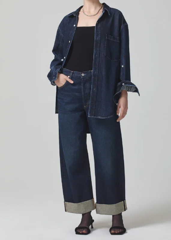 Women's Blouse with Long LengthCitizens of Humanity Ayla Baggy Jean