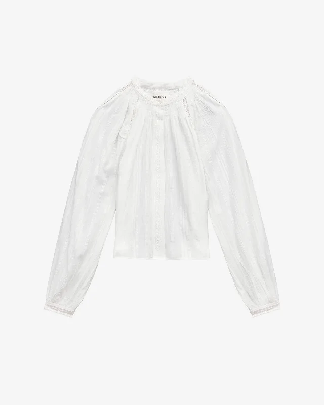 Women's Blouse with Lapel CollarImayae Shirt