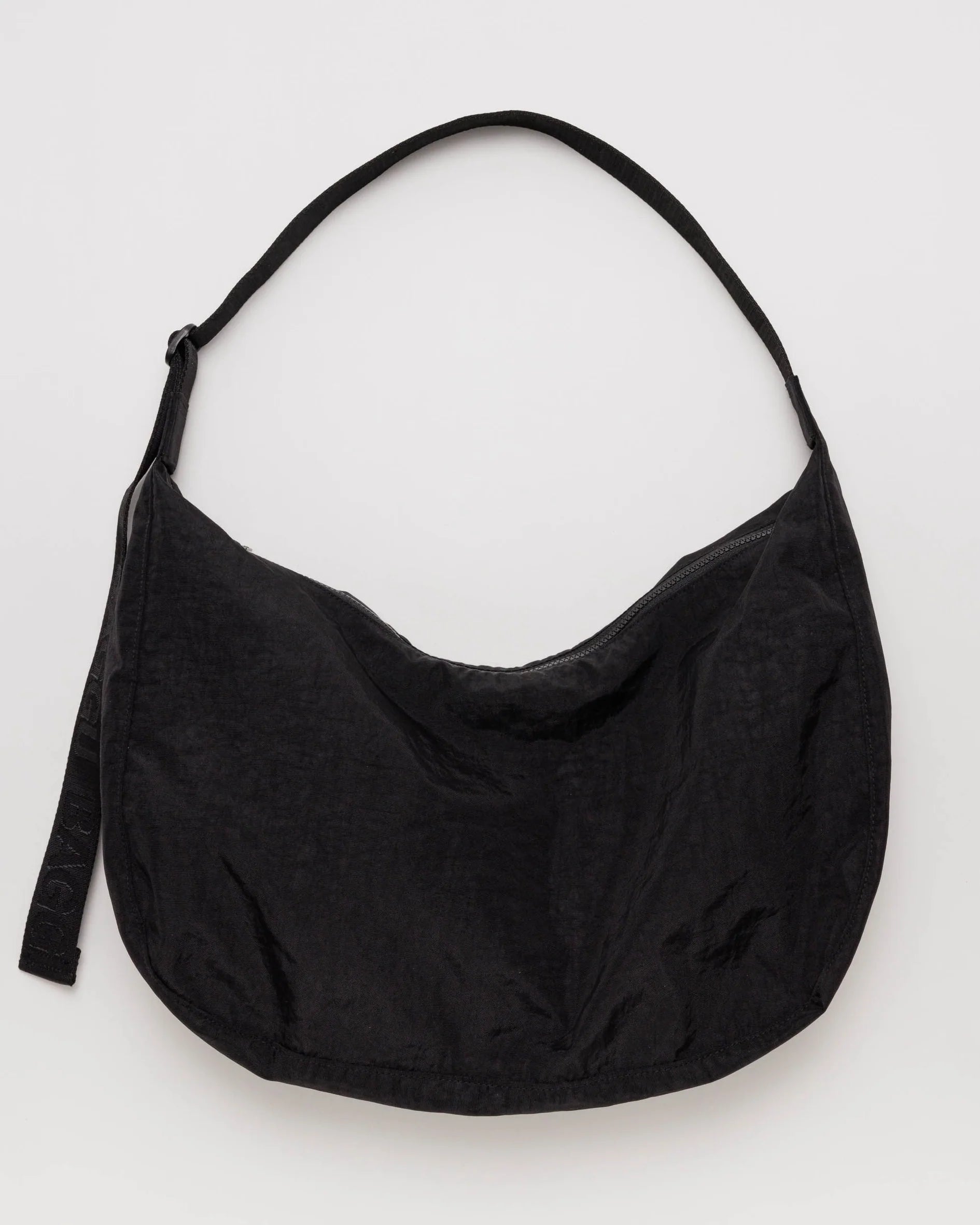 Women's Blouse with Square NeckBaggu Large Nylon Crescent Bag