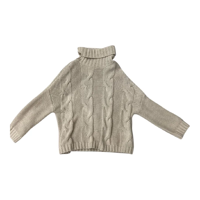 Women's Narrow Collar SweatersSweater By Workshop In Tan, Size: S