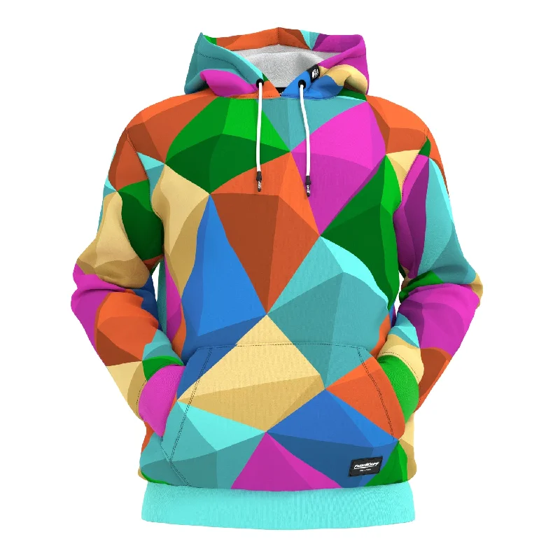 Women's Hooded Sweatshirts with Soft FabricCubes Cheerful Hoodie