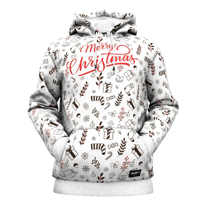 Women's Hooded Sweatshirts with Fitted WaistChristmas Spirit Hoodie