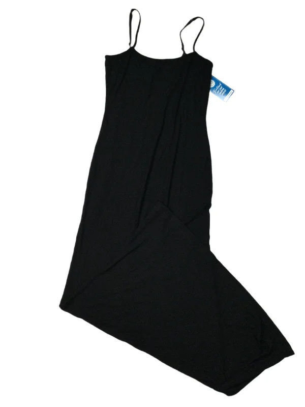 Women's V-Shaped Collar DressesDress Casual Maxi By Skims In Black, Size: Xl