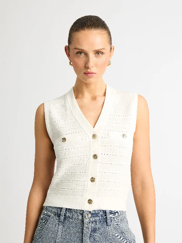 Women's Blouse with SleevelessGEORGINA VEST