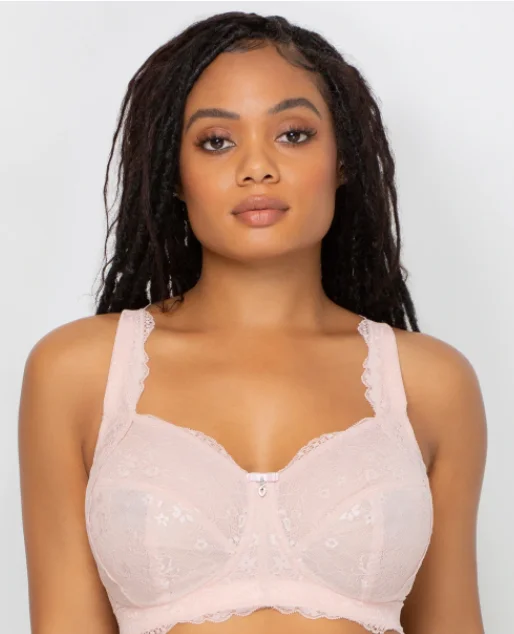 plus-size full-bust braCurvy Couture Lace Wirefree Bralette