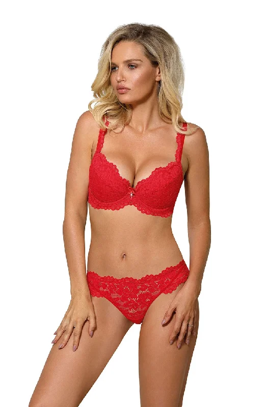 backless bra with invisible strapsRoza Newia Red Push Up Bra