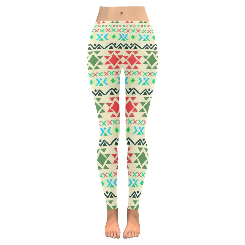 Zenzzle Ethnic pattern graphic Low Rise Womens yoga running Leggings