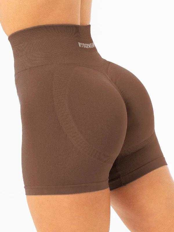 Women's Non-Stretch ShortsLift 2.0 BBL Seamless Shorts - Espresso