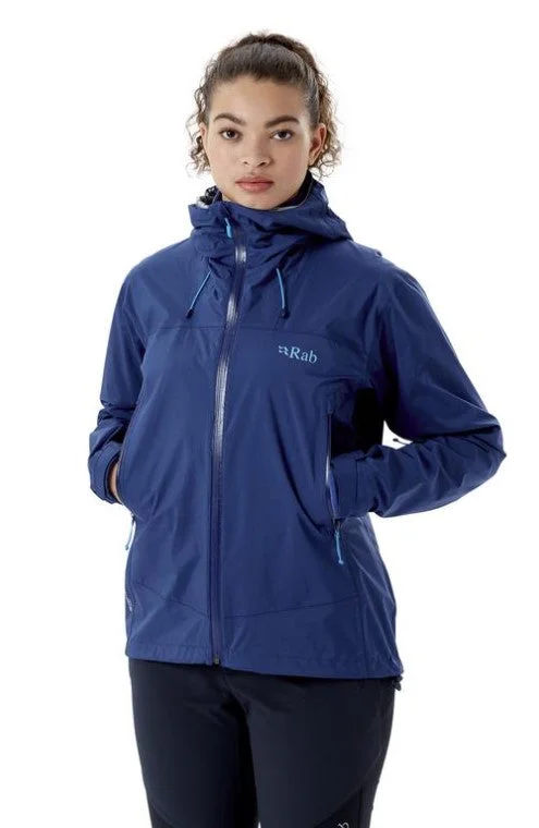 Women's Denim CoatsRab Womens Downpour Plus 2.0 Waterproof Jacket