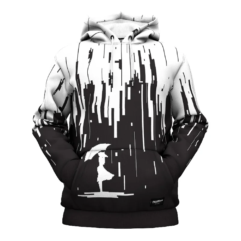 Women's HoodiesNegative 8-Bit Hoodie