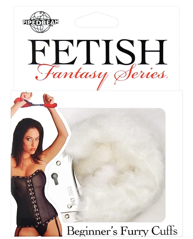 maternity support braFetish Fantasy Series Beginners Furry Cuffs - White