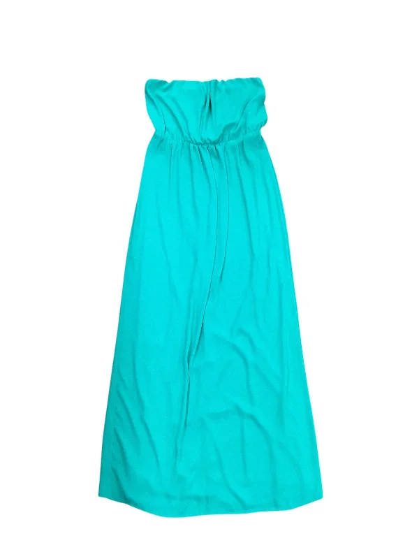 Women's High Collar DressesDress Casual Maxi By Express In Green, Size: M