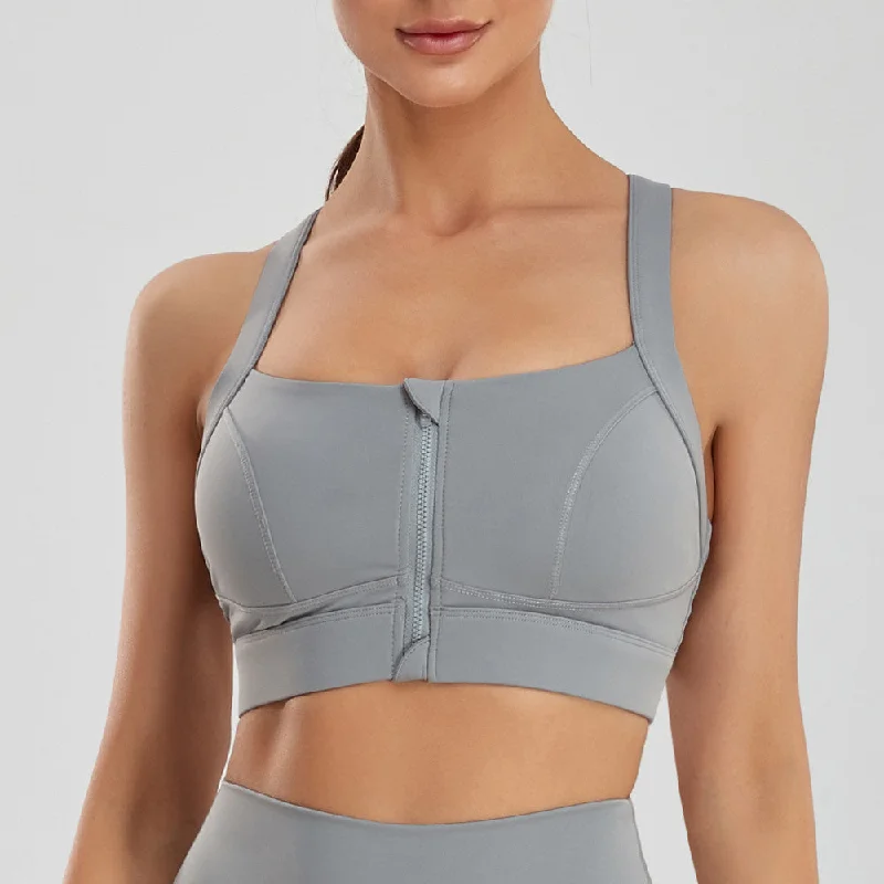 wireless bra with stretch fabricFilhot™High-strength Shock-proof Push-up Sports Bra Up To DDD