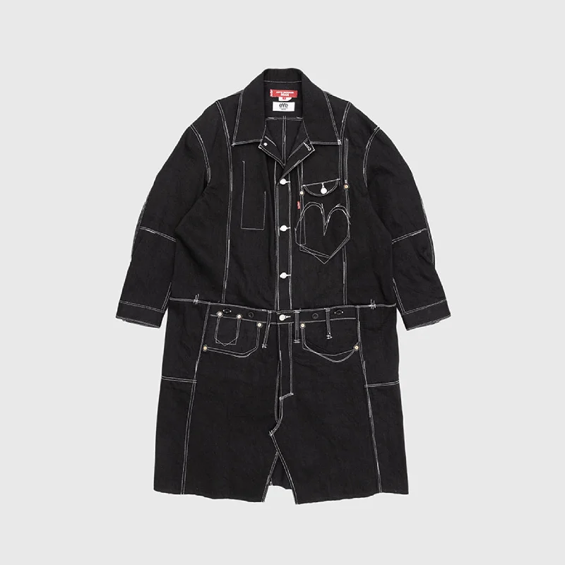 Women's Coats with Fur LiningeYe X LEVI'S DENIM TRENCH