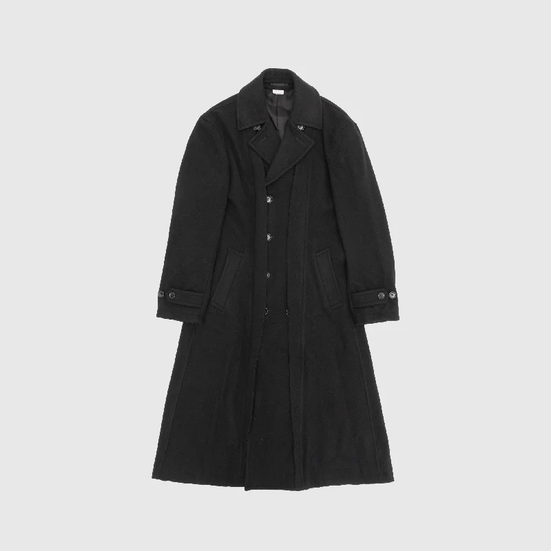 Women's Coats with Fur Trimmed ButtonsWOOL MOSSER COAT