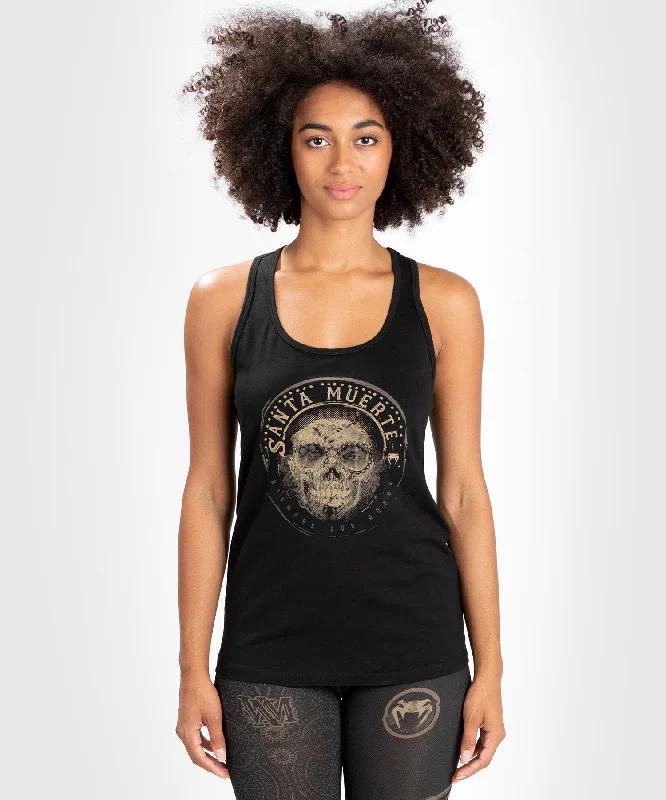 Women's Blouse for HolidayVenum Women Santa Muerte Dark Side - Tank Top - Black/Brown