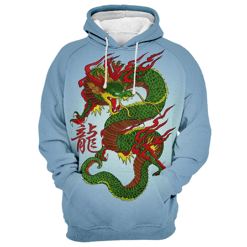 Women's Hooded Sweatshirts with Drawstring WaistAncient Dragon Hoodie