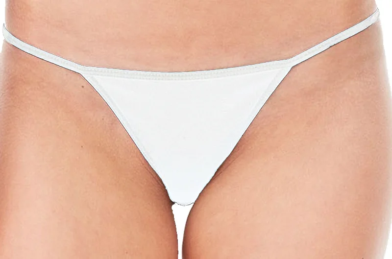 breathable modal underwear for hot weatherWhite String-Style Thong — Starting at $2.26