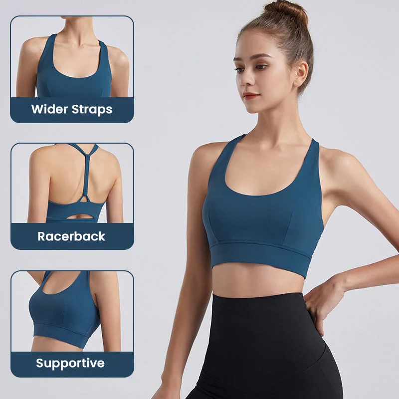 convertible halter-neck braFilhot™ U-Shaped Racerback Yoga Sports Bra Up to 2XL