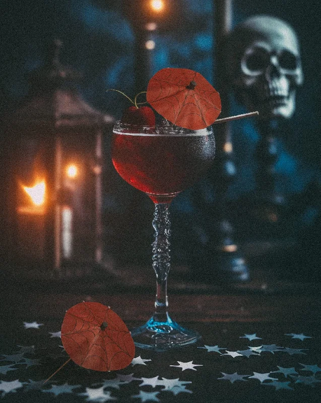 Women's RompersHaunted Spirits 'Vampweb' | Spooky Cocktail Umbrellas [15 Pack]