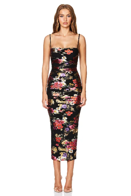  Women's A-Line DressesNookie Electric Floral Midi Dress - Floral