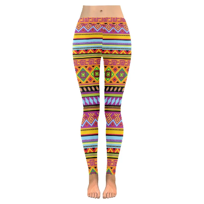 Zenzzle Mexican graphic pattern ladies Low Rise yoga Leggings for women