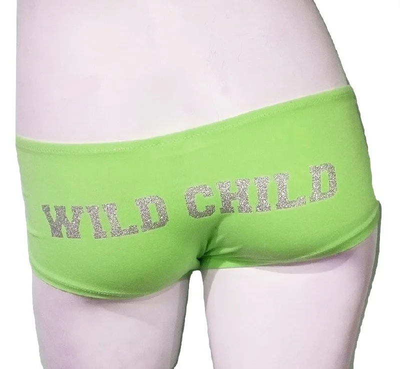 floral lace high-waisted panties for womenBoyleg Panties - Wild Child