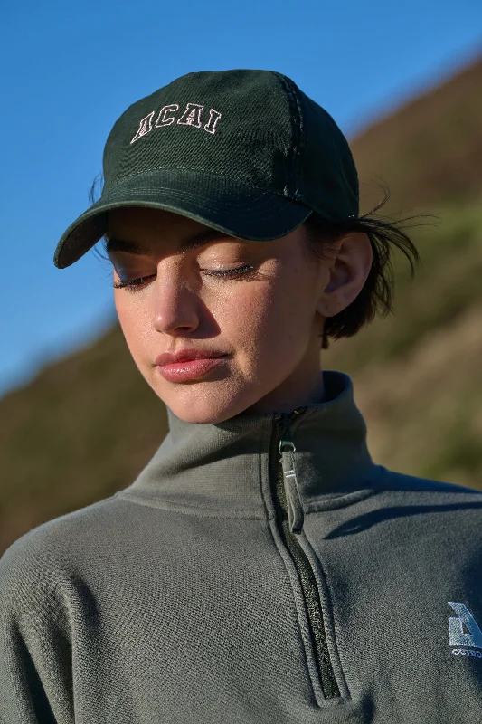 Women's Breathable ShortsWashed Cotton Cap - Pine