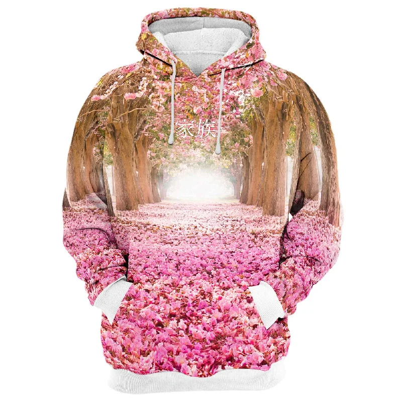 Women's Hooded Sweatshirts with Abstract LiningBright Blossom Hoodie