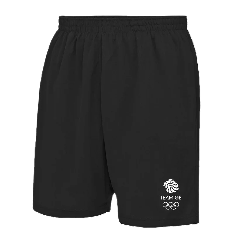 Women's Knit ShortsTeam GB Everyday Active Men's Black Shorts