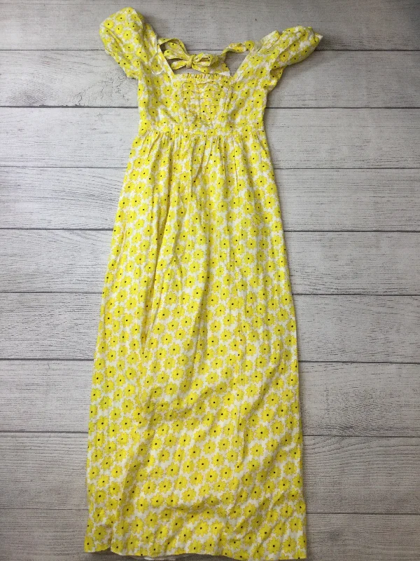 Women's Square-Back DressesDress Casual Maxi By Diane Von Furstenberg In Yellow, Size: Xs