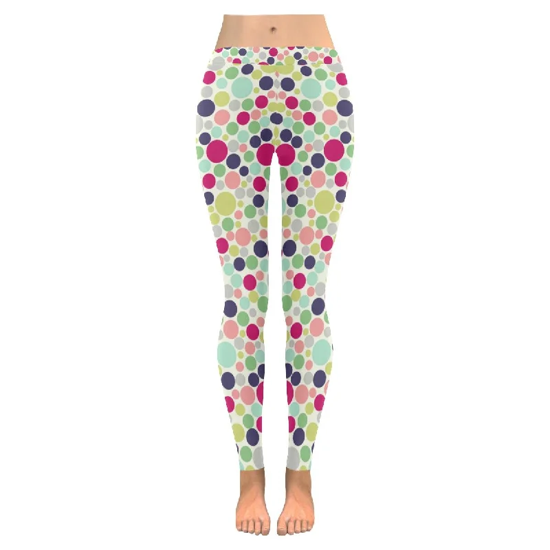 Zenzzle pattern with dot print Low Rise yoga Leggings for women