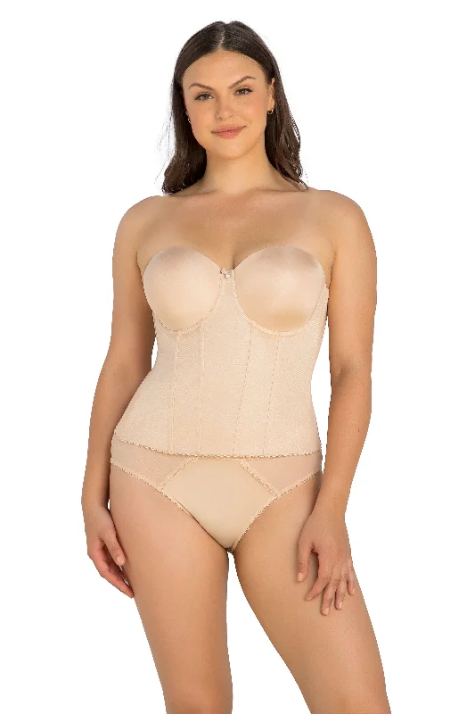 wire-free contour braElise Full Back Longline