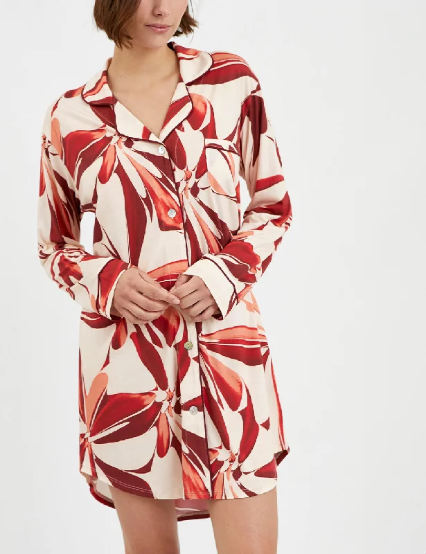 women's pajamas with a modern twistBoyfriend Cami Abstract Bloom