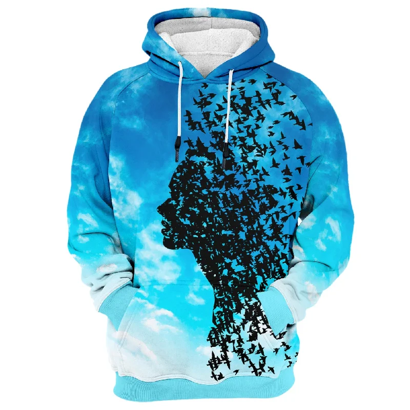 Women's Hooded Sweatshirts with Quick-Dry FabricArtistic Soaring Hoodie