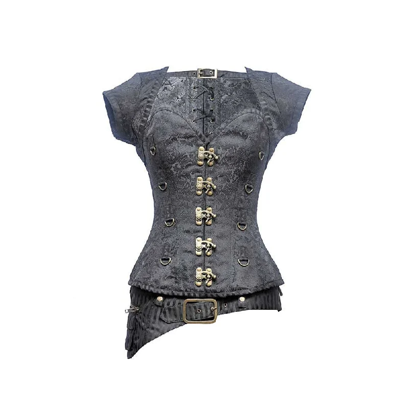 plus-size body suit for smoothingCasey Steampunk Overbust Corset