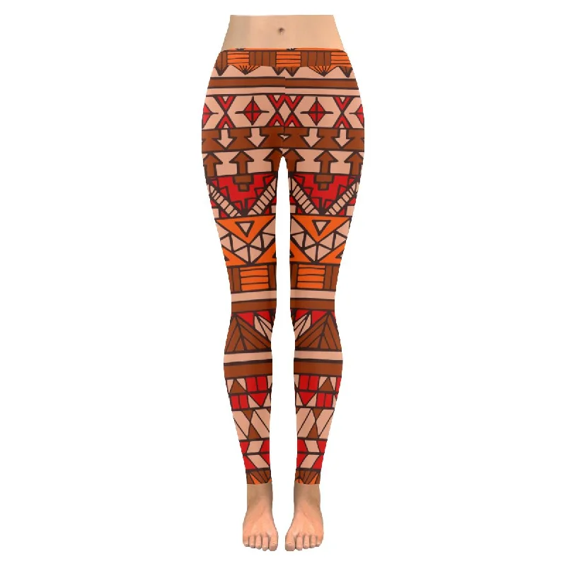 InterestPrint aztec geometric colorful print yoga Leggings for women