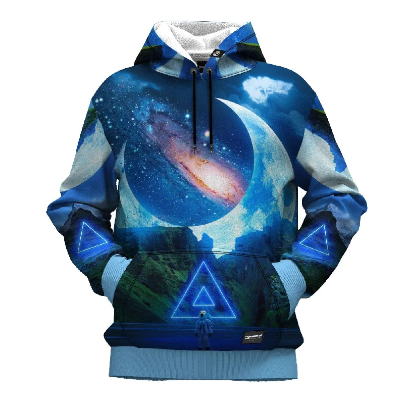 Women's Hooded Sweatshirts with Solid Color LiningMoony Hoodie