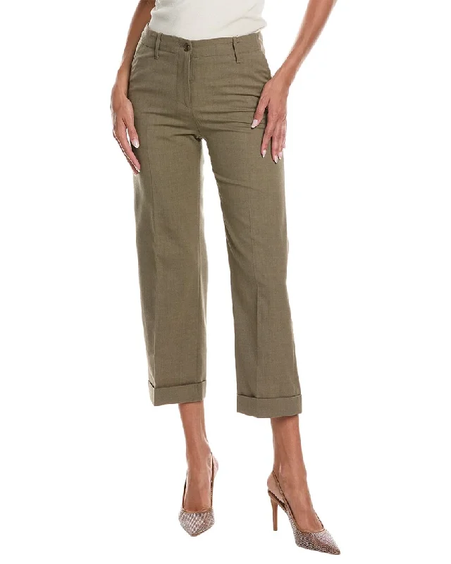 Women's Jodhpurs with Narrow CollarEtro Santa Cruz Wool-Blend Pant