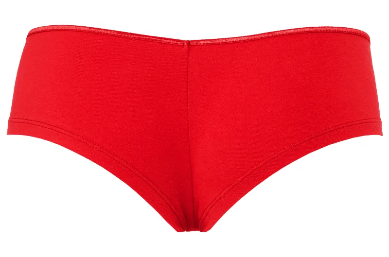 seamless panties with a concealed waistband for a smooth undergarment lineRed Boyshorts — Starting at $3.50