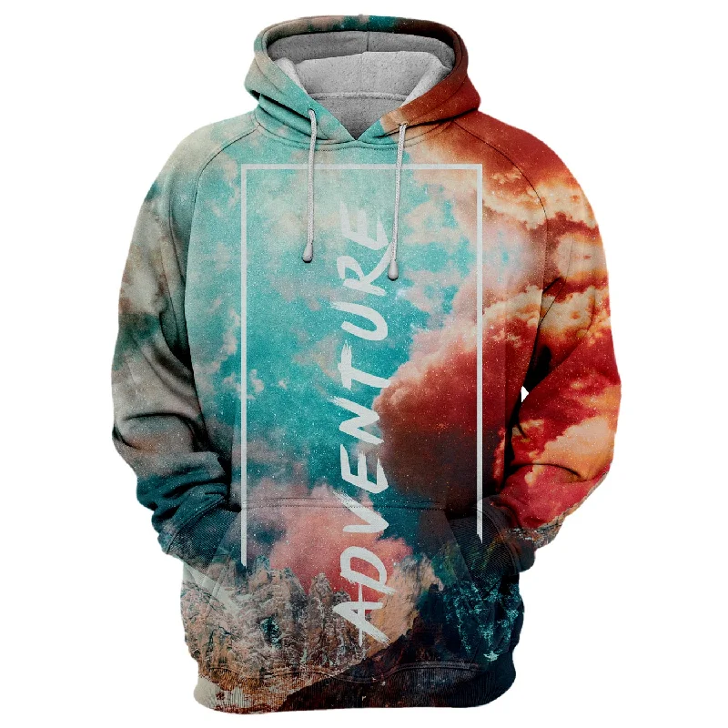 Women's Hooded Sweatshirts with Chenille LiningBetween Clouds Hoodie