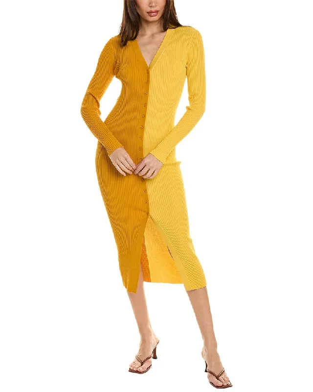 Women's Notched Collar DressesSTAUD Shoko Sweaterdress