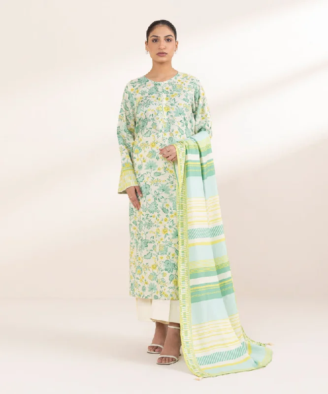 women's pajamas designed for sleepPrinted Linen Dupatta