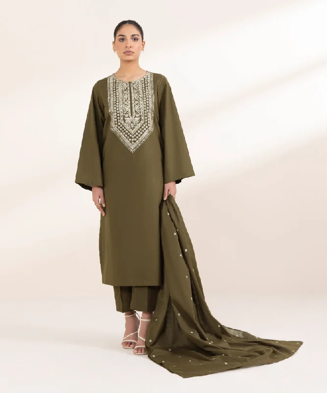 women's pajamas made from organic cottonEmbroidered Voile Dupatta