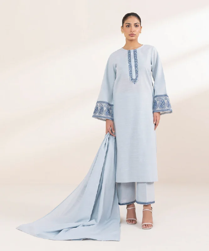 women's pajamas with a vintage lookSolid Khaddar Dupatta