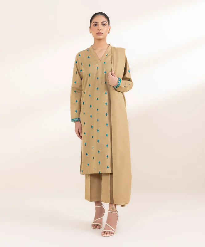 women's pajamas with a touch of eleganceSolid Khaddar Dupatta