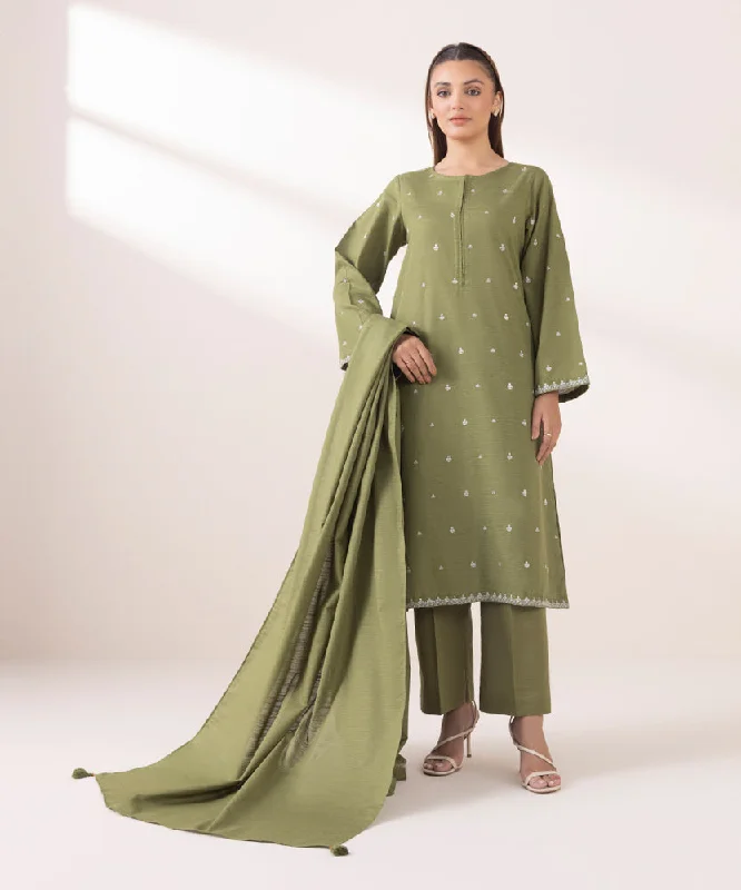 women's pajamas with a touch of whimsical funSolid Khaddar Dupatta