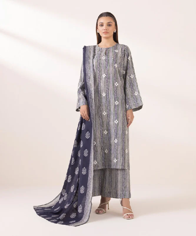 women's pajamas with a touch of luxuryPrinted Khaddar Dupatta