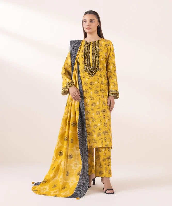 women's pajamas in solid colorsPrinted Khaddar Dupatta